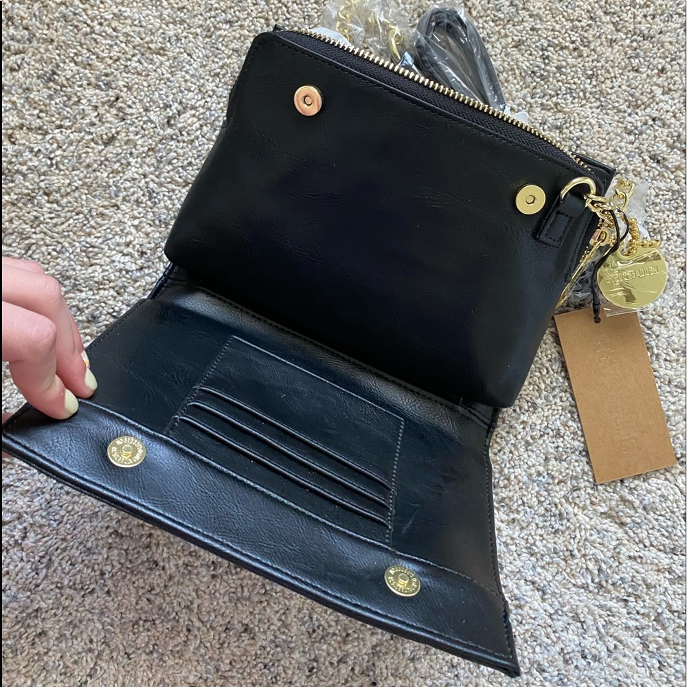 STEVE MADDEN CROSSBODY PURSE BLACK - Picture 6 of 7